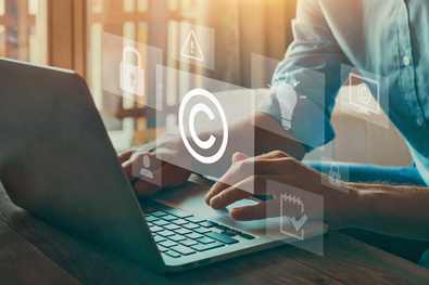 copyright or patent concept, intellectual property